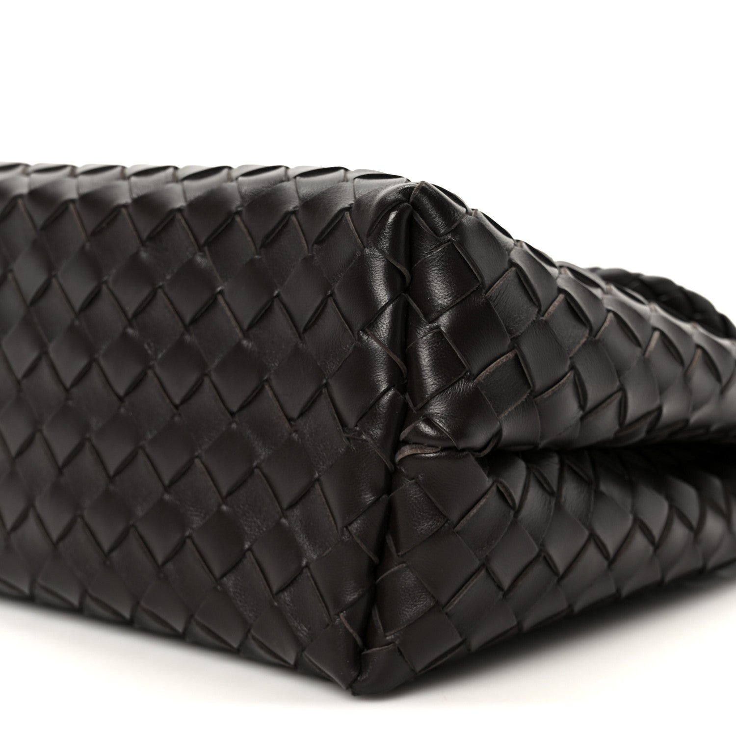 Nappa Intrecciato Medium Andiamo Shoulder Bag Fondant