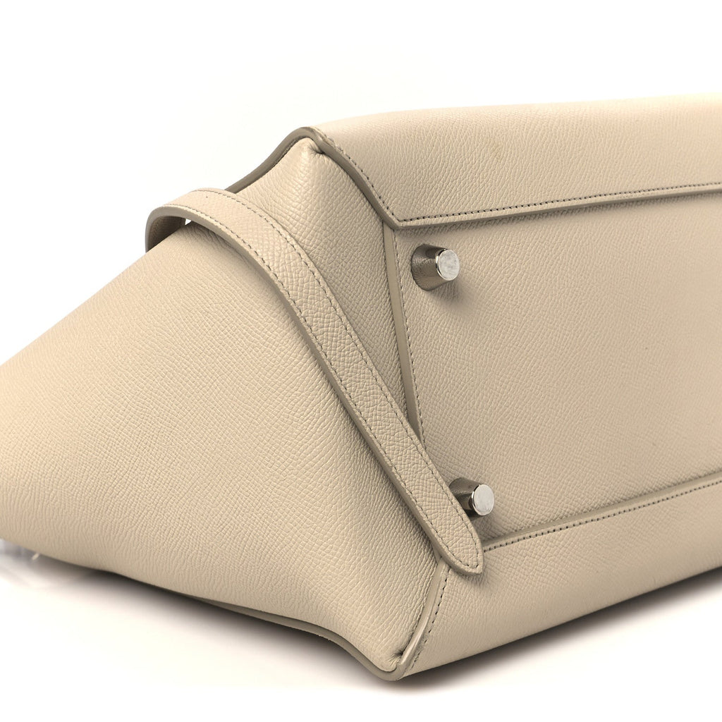 Grained Calfskin Mini Belt Bag Light Taupe