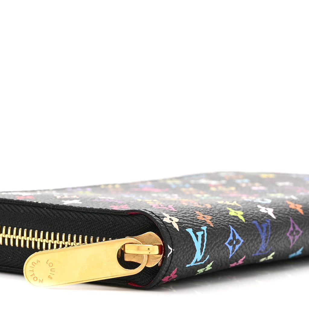 Monogram Multicolor Zippy Wallet Black Grenade