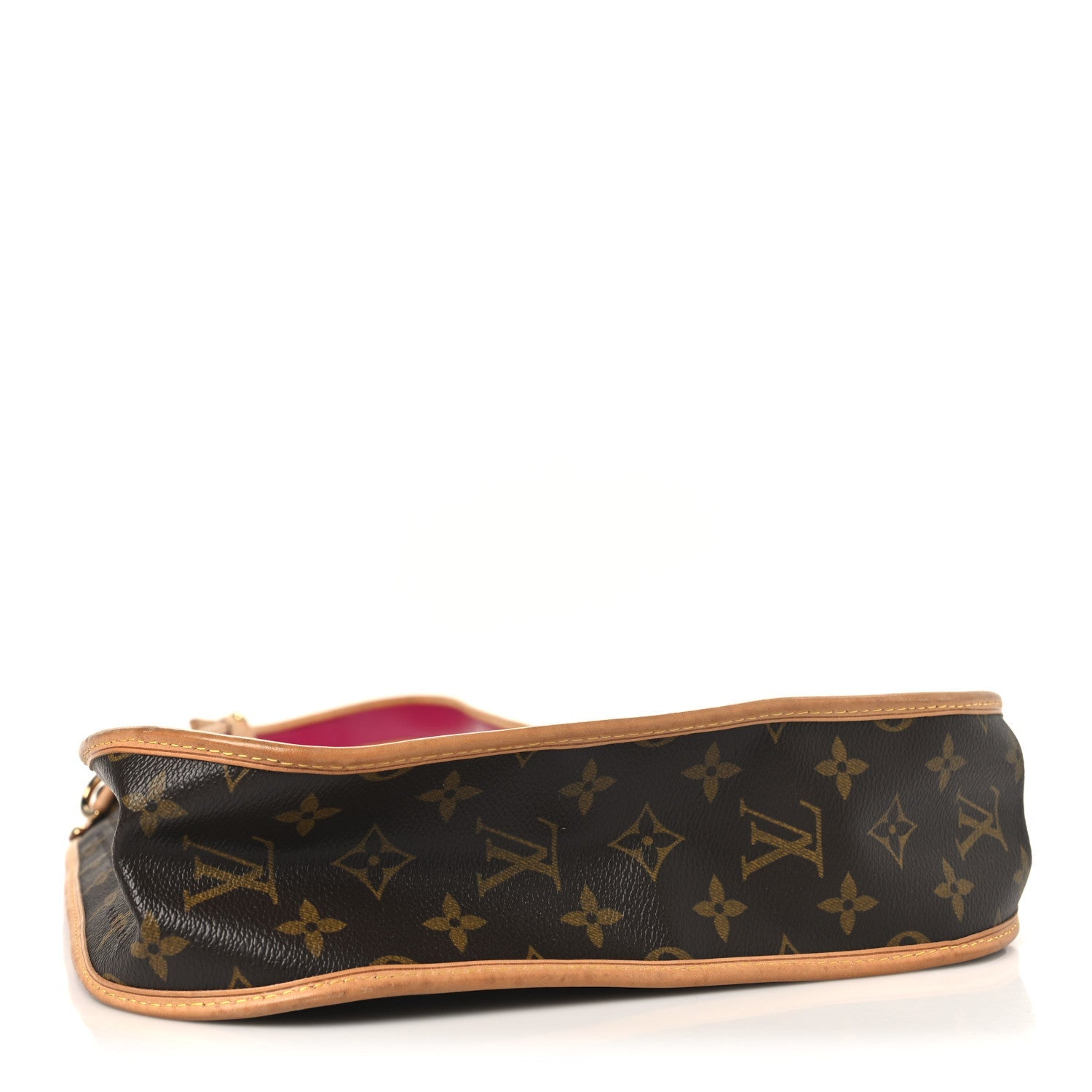 Monogram Perforated Musette Fuchsia