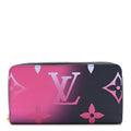 Monogram Giant Spring In The City Zippy Wallet Midnight Fuchsia