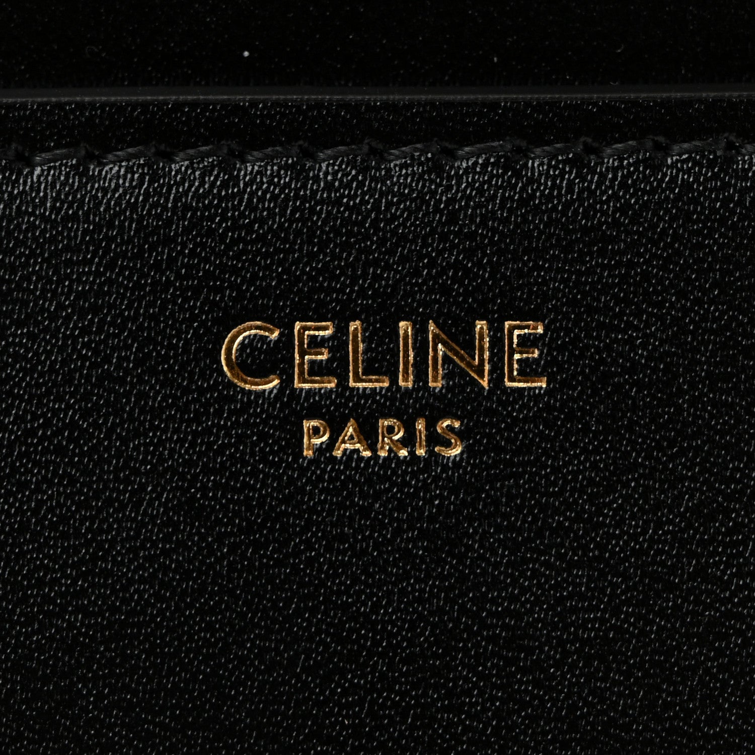 Satinated Calfskin Small 16 Top Handle Bag Black