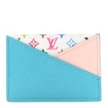 LV X TM Monogram Multicolor Criss-Cross  Holder Kabira Blue Rose
