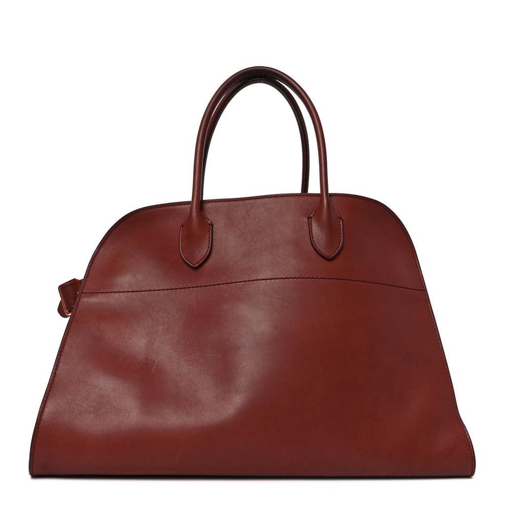 Polished Saddle Calfskin Soft Margaux 15 Cognac