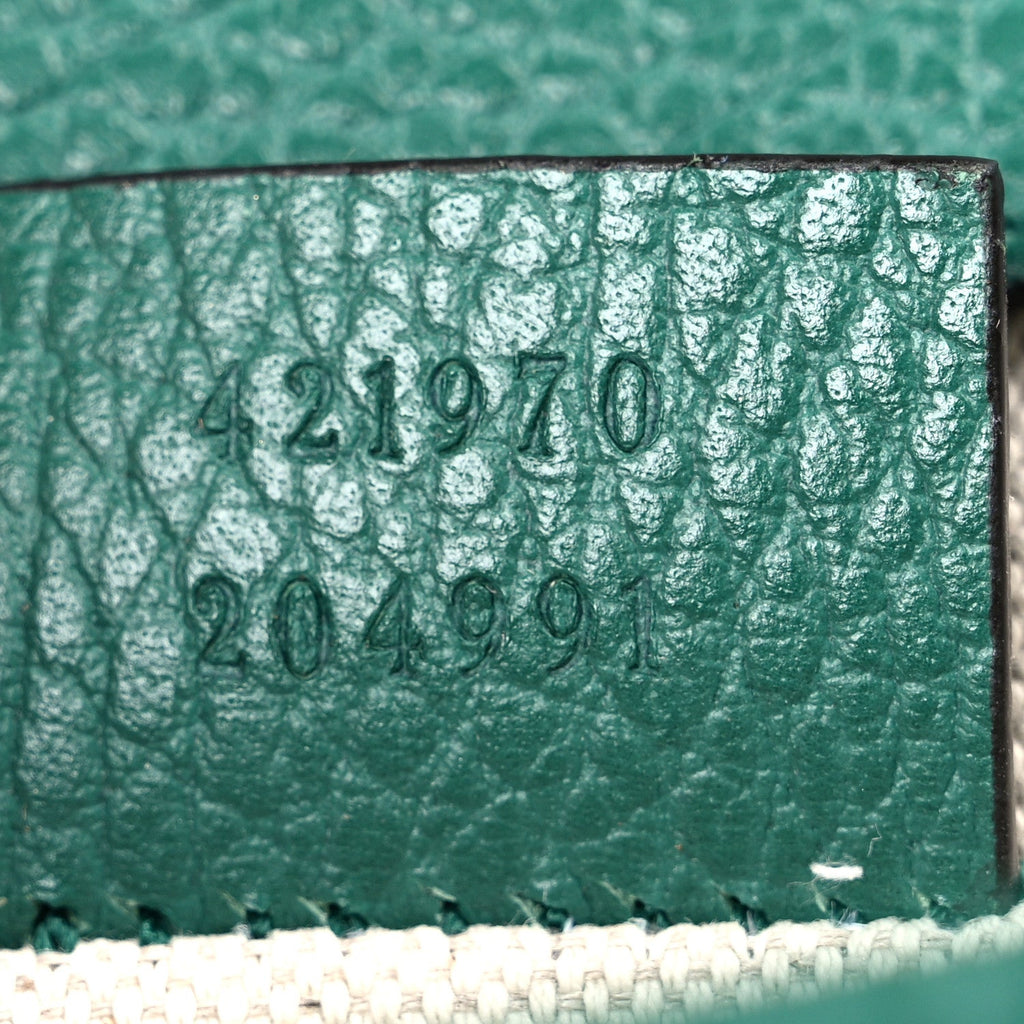Calfskin Mini Dionysus Shoulder Bag Emerald