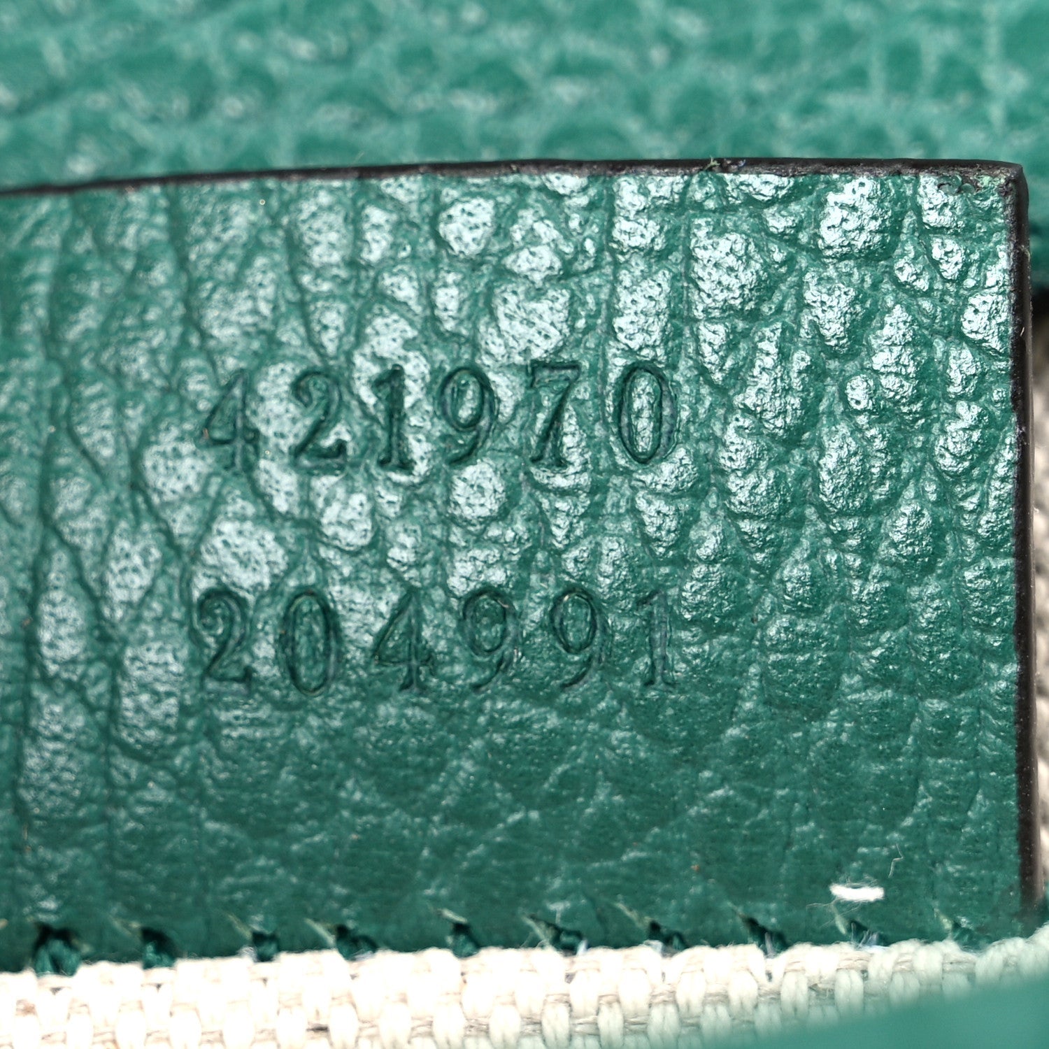 Calfskin Mini Dionysus Shoulder Bag Emerald