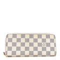 Damier Azur Clemence Wallet Rose Ballerine