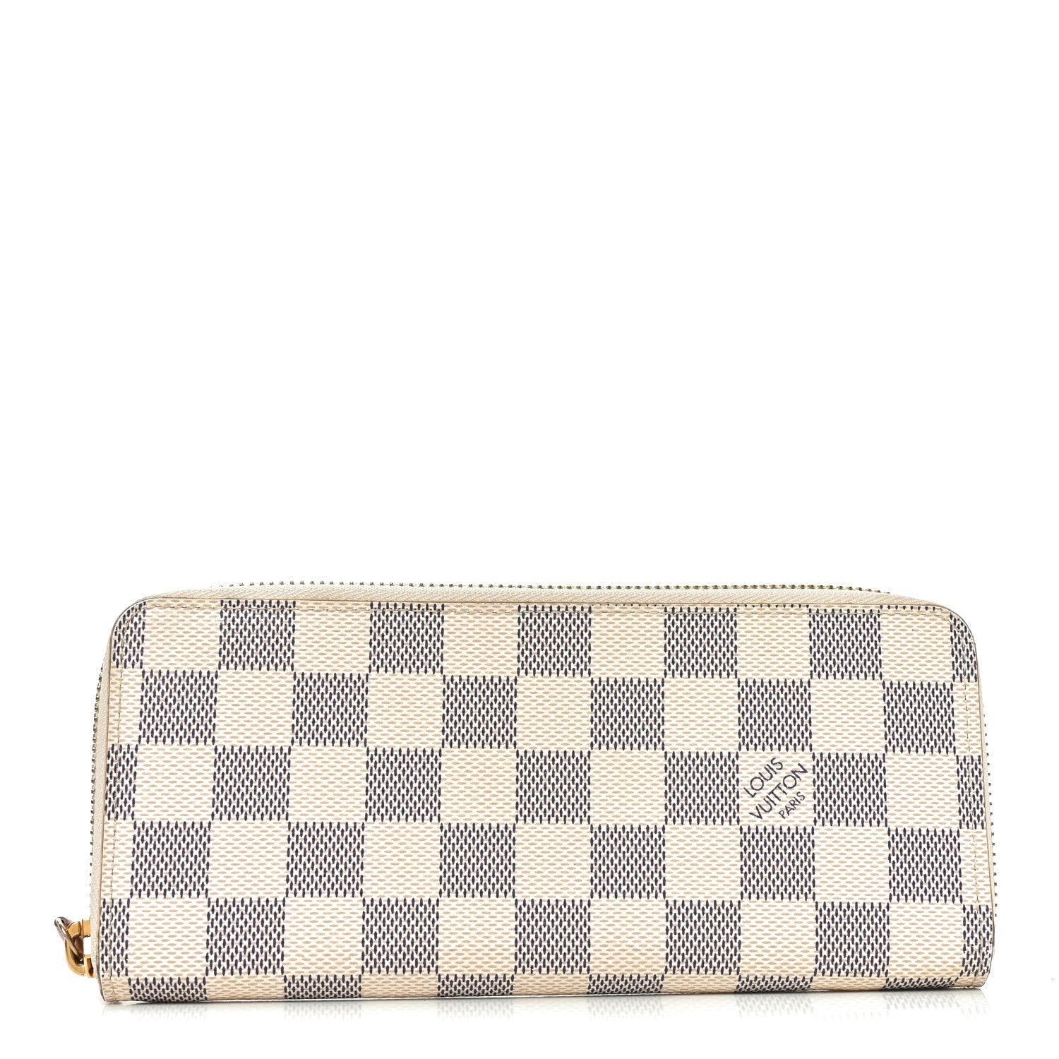 Damier Azur Clemence Wallet Rose Ballerine