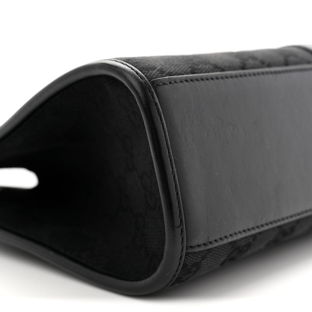 Monogram Bardot Shoulder Bag Black