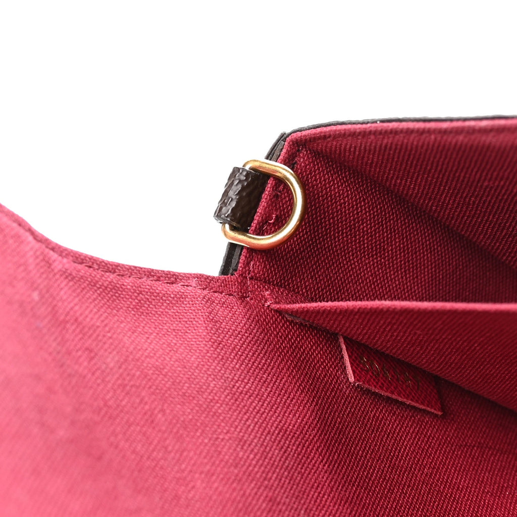 Monogram Pochette Felicie Chain Wallet Fuchsia