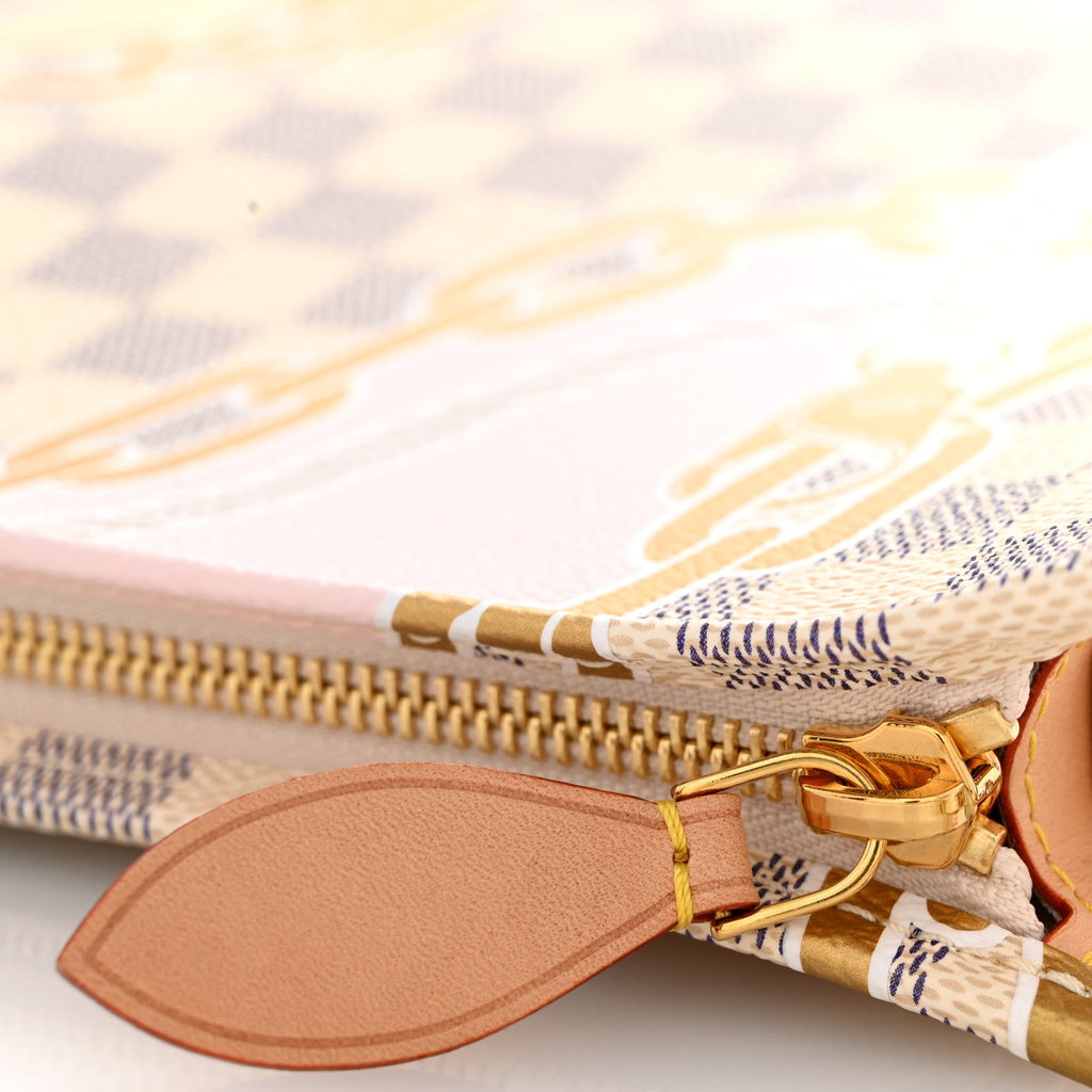 Damier Azur Nautical Toiletry Pouch On Chain