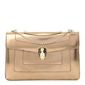 Metallic Calfskin Serpenti Forever Shoulder Bag Bronze