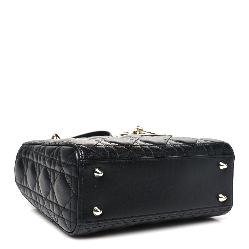 Lambskin Cannage Small My ABCDior Lady Dior Black