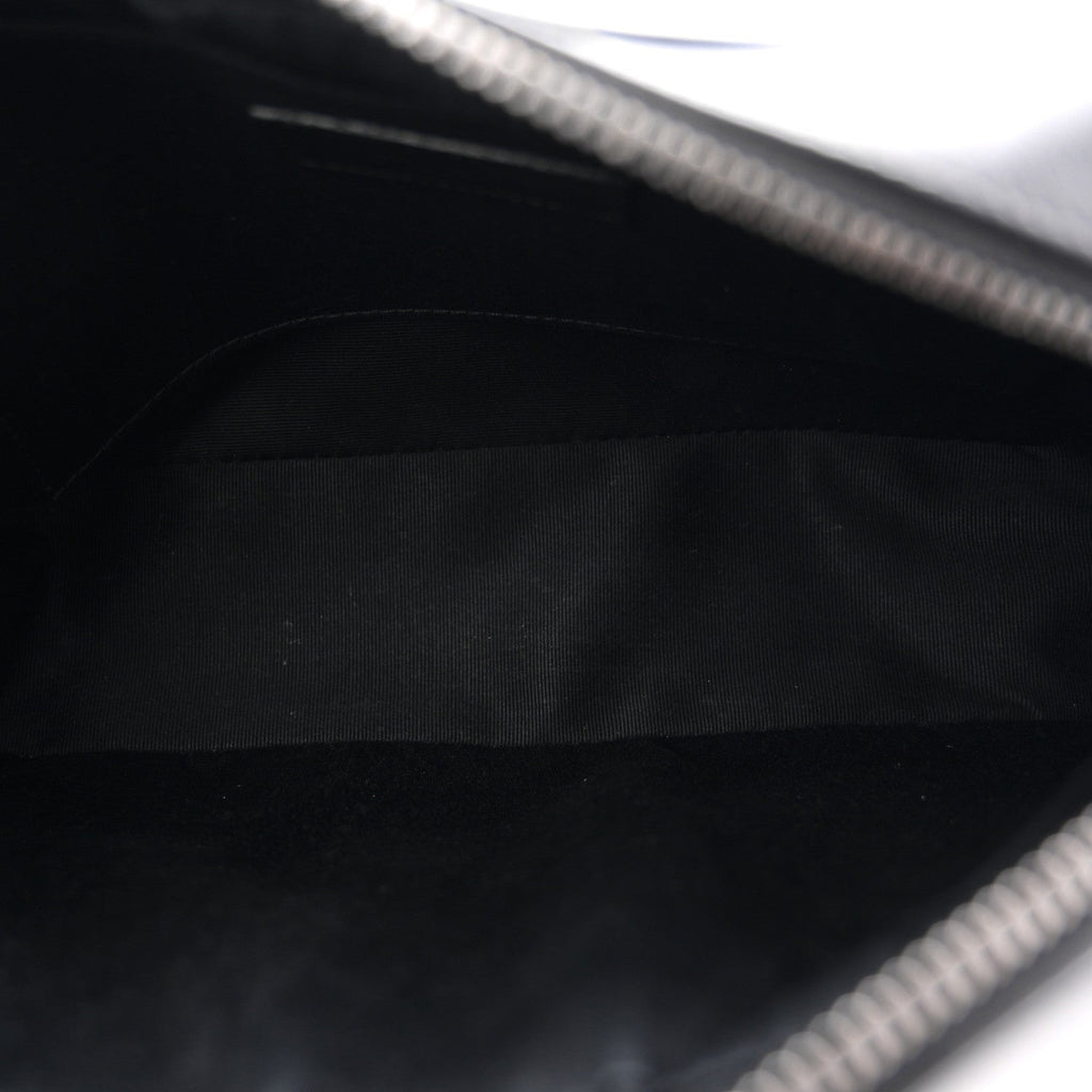 Calfskin Matelasse Monogram Monochrome Lou Camera Bag Black