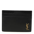 Calfskin Tiny Cassandre Credit  Case Black