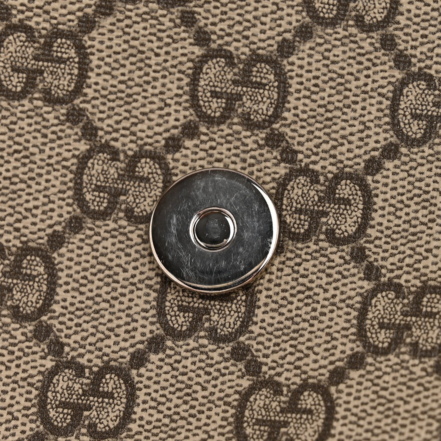 GG Supreme Monogram Selleria Calfskin Small Satchel Messenger Bag Beige Ebony Cocoa Dark Chocolate