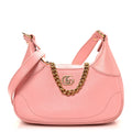 Goatskin Small Aphrodite Shoulder Bag Wild Rose