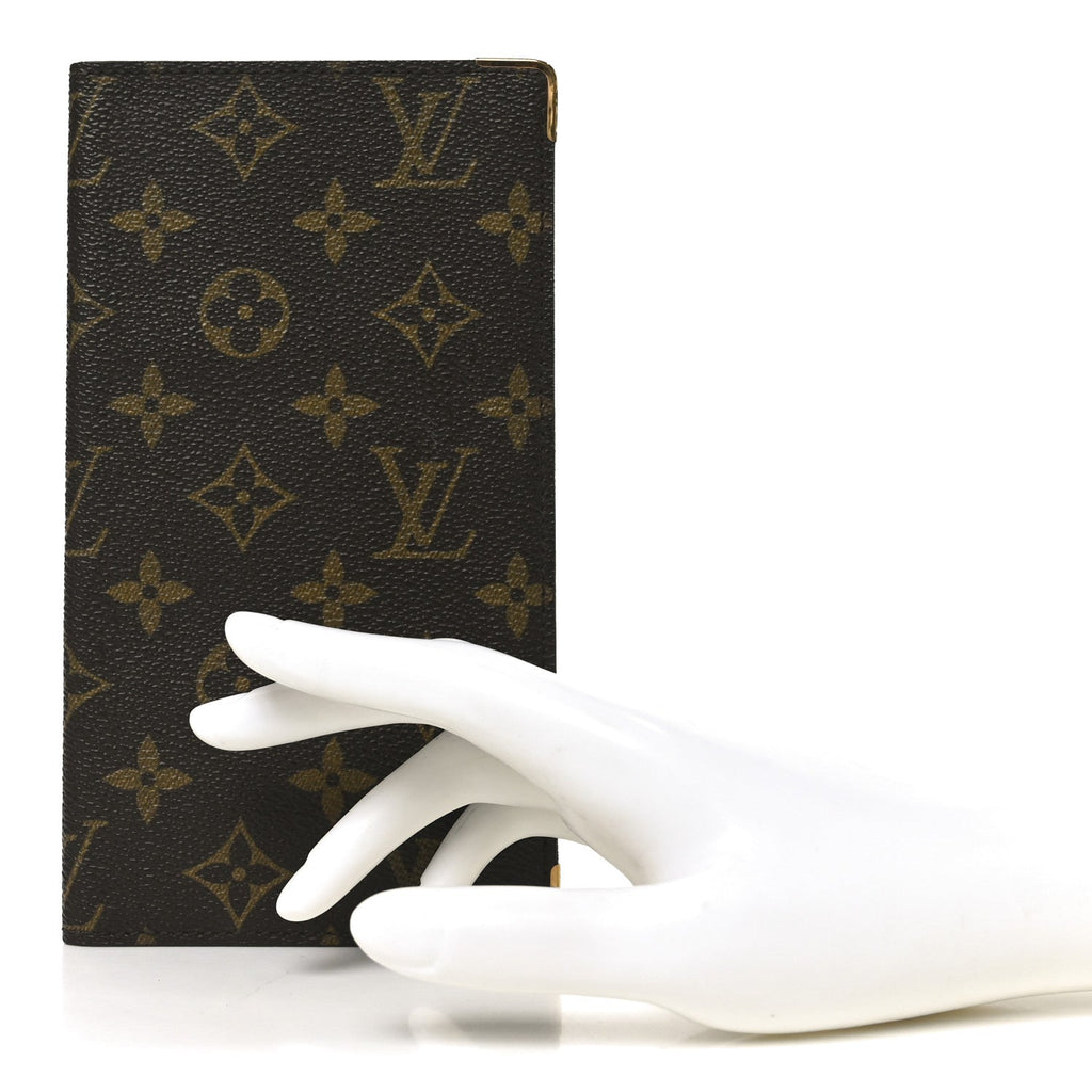 Monogram Checkbook Wallet