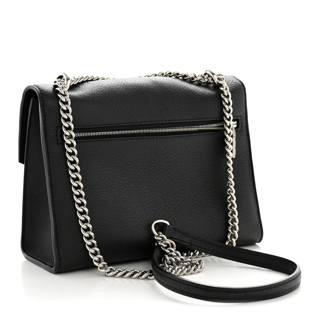 Soft Calfskin My Lockme Chain Bag BB Black