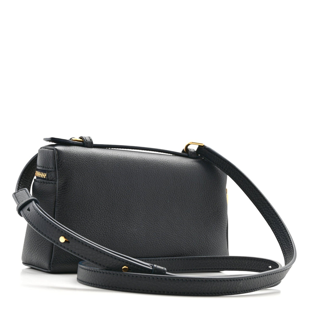 Grained Calfskin L19 Extra Pocket Pouch Navy Blue