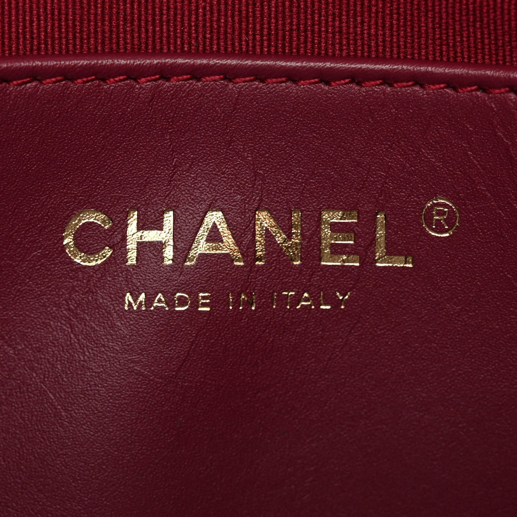 Lambskin Quilted Mini Flap Black
