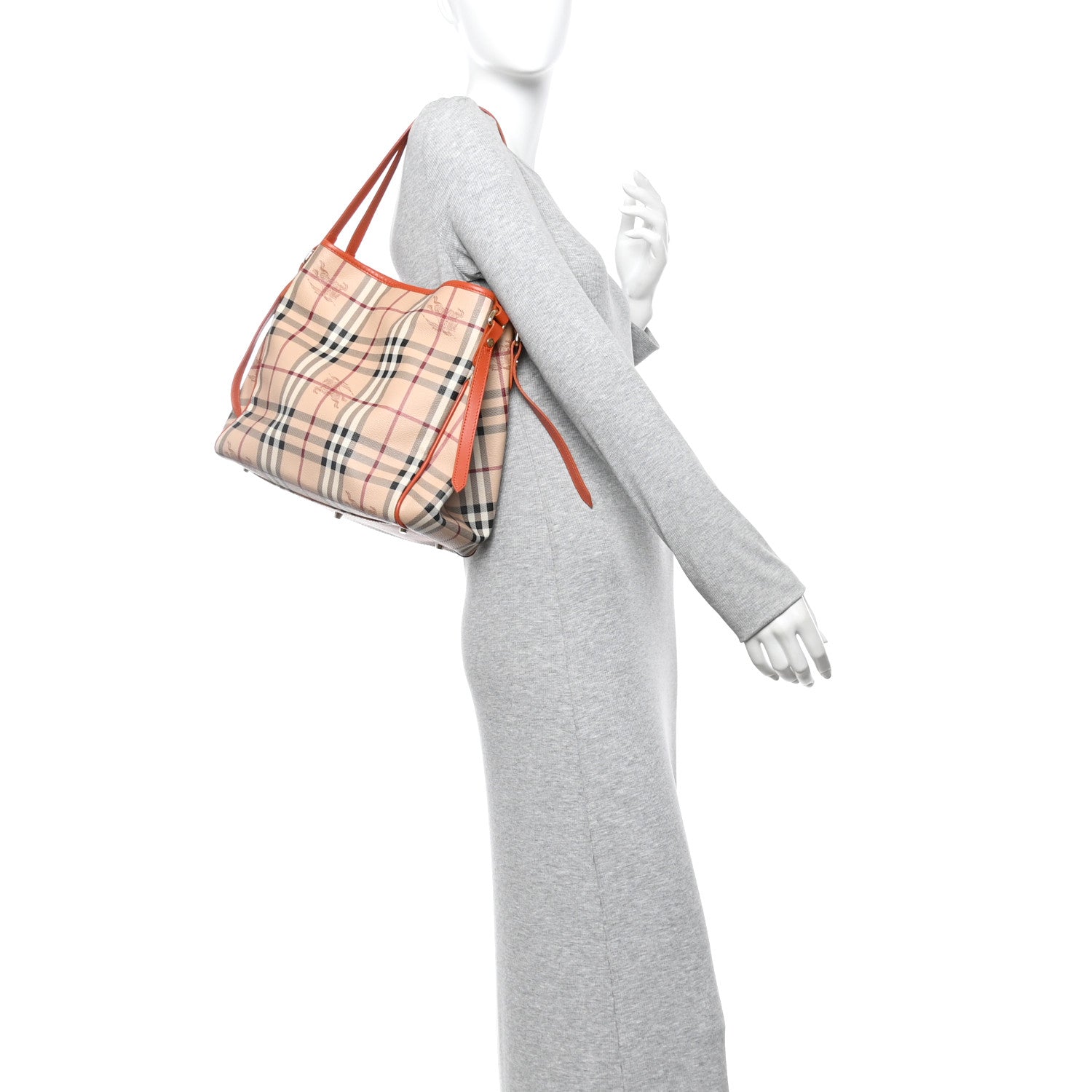 Haymarket Check Small Canterbury Tote Tangerine