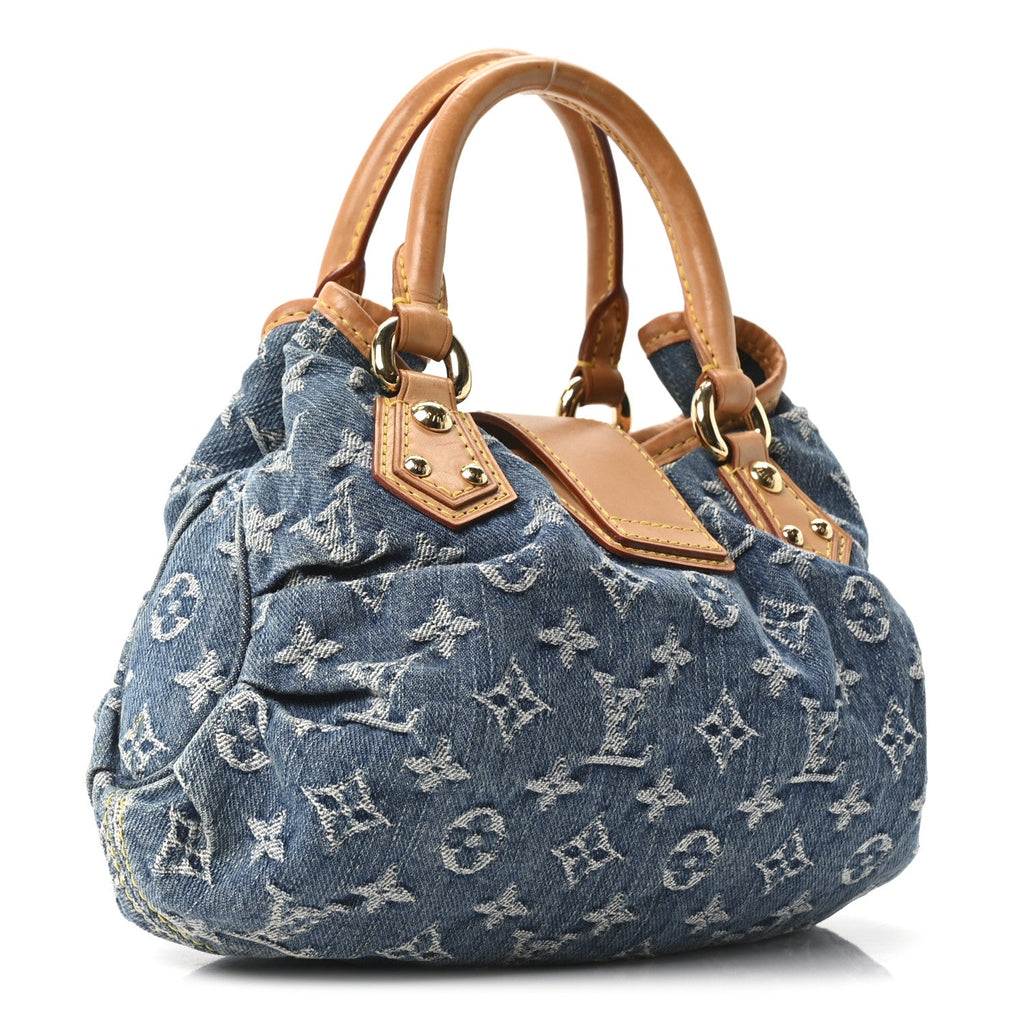 Monogram Denim Pleaty Blue