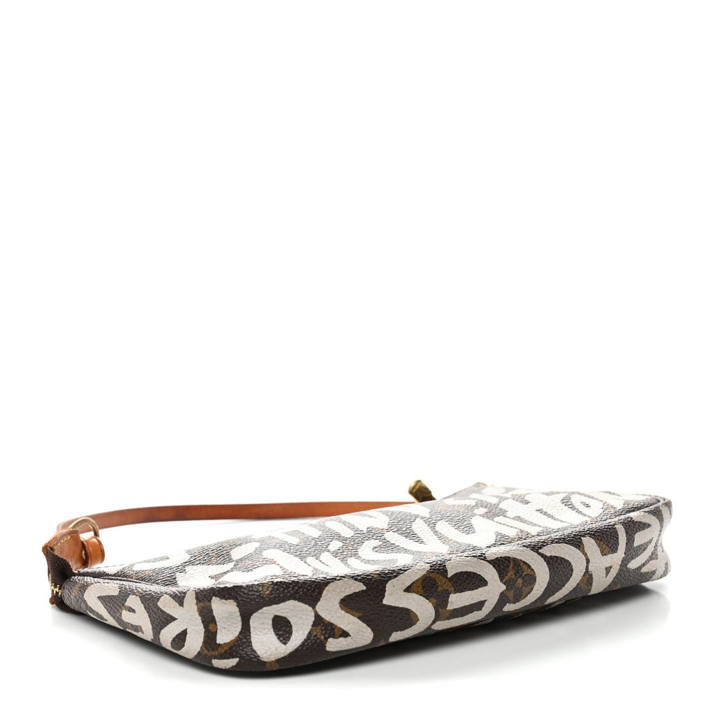 Monogram Graffiti Pochette Accessories Silver