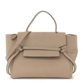 Grained Calfskin Mini Belt Bag Light Taupe