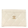 Caviar Quilted  Holder White