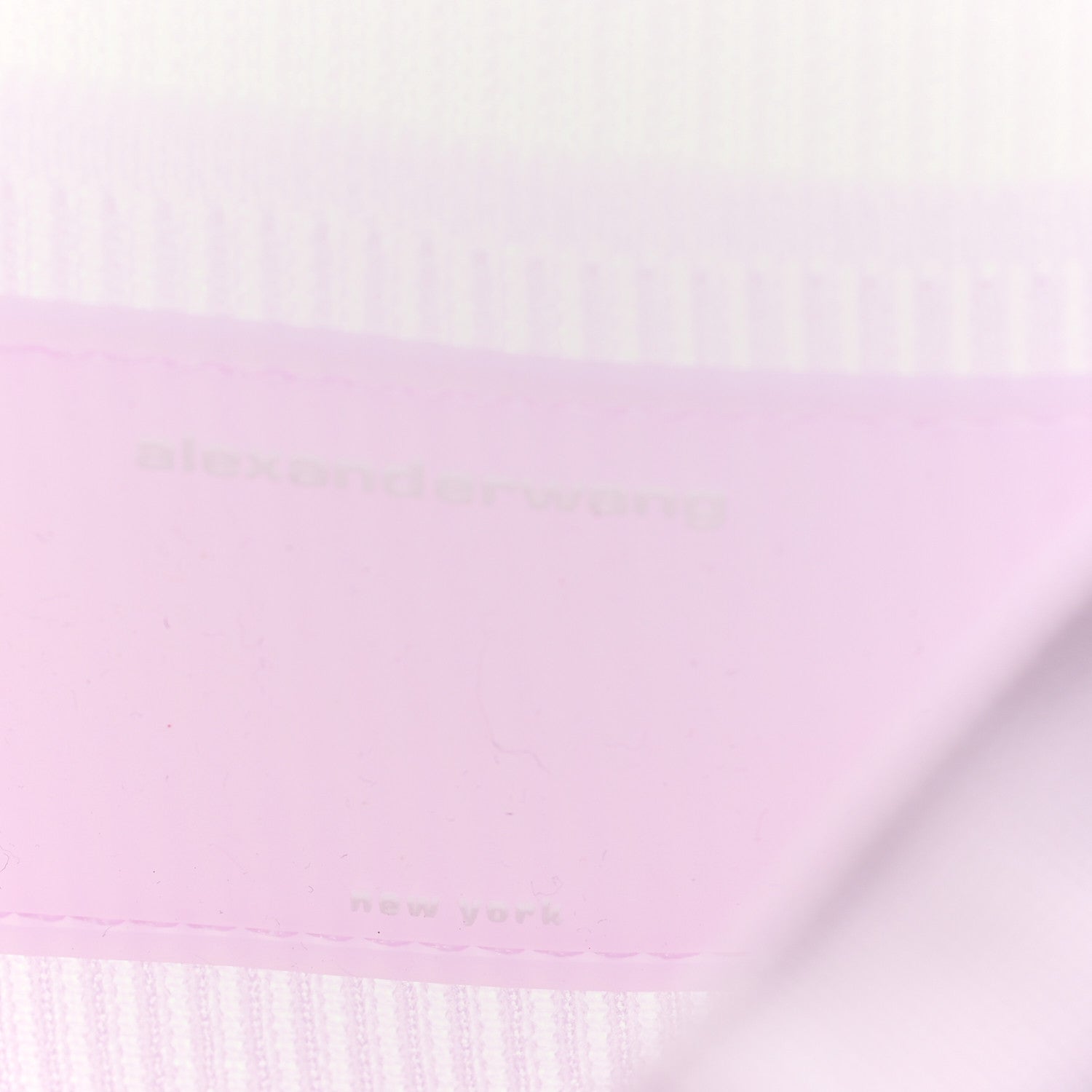 Ribbed Knit Small Ryan Bag Lavender