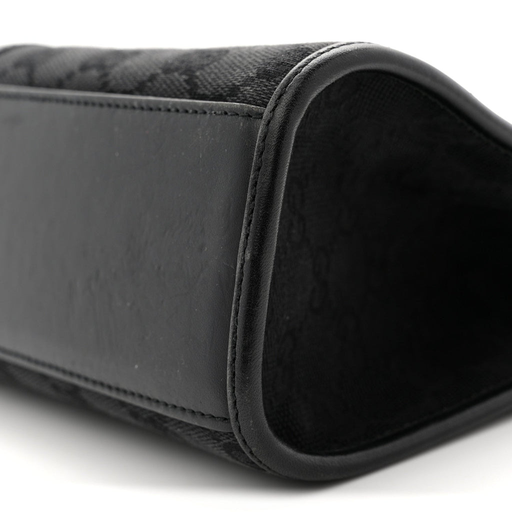 Monogram Bardot Shoulder Bag Black