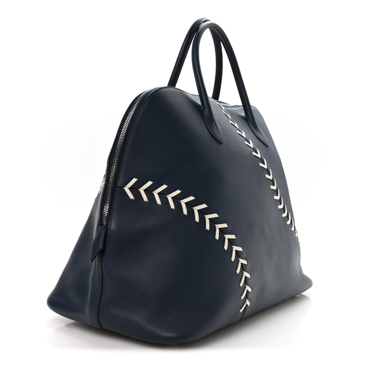 Evercolor 1923 Bolide 45 Baseball Bag Bleu De Malte Blanc