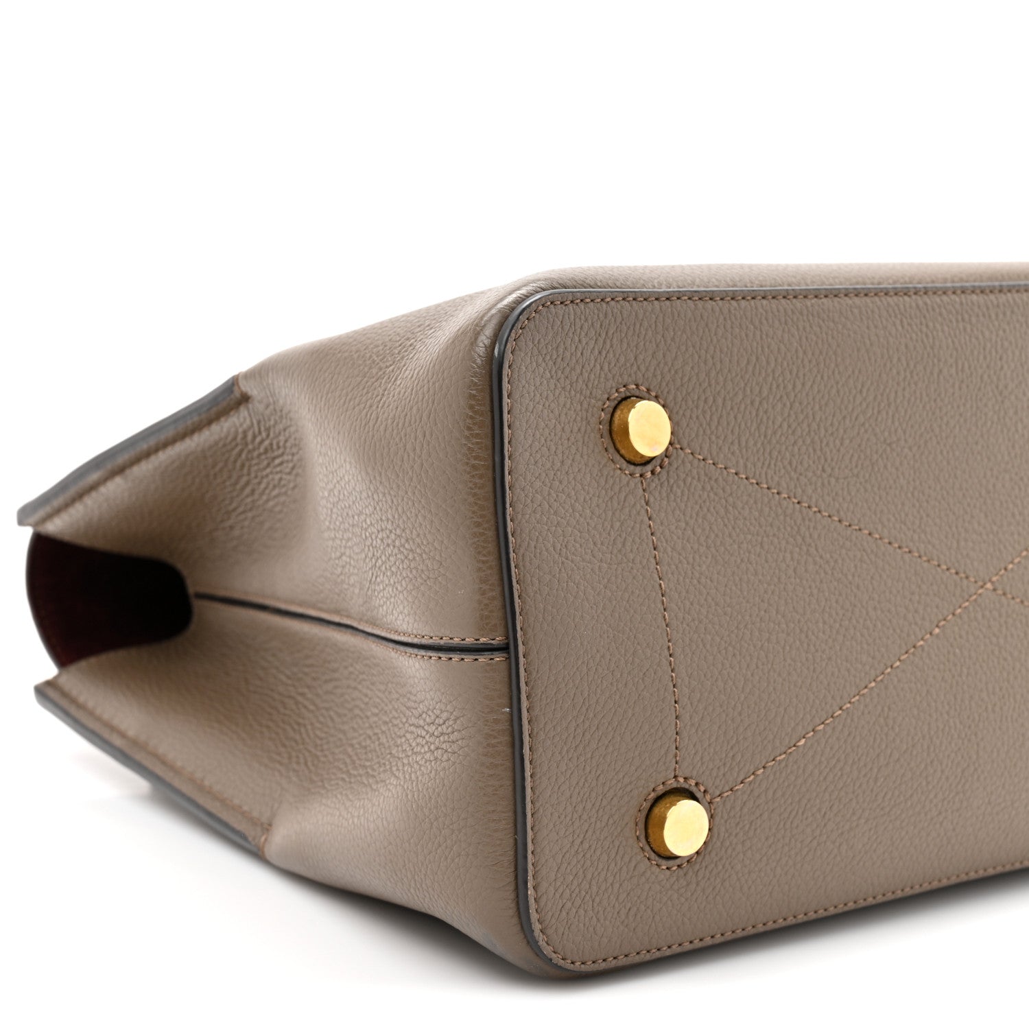 Small Classic Grain Calfskin Seaton Clay