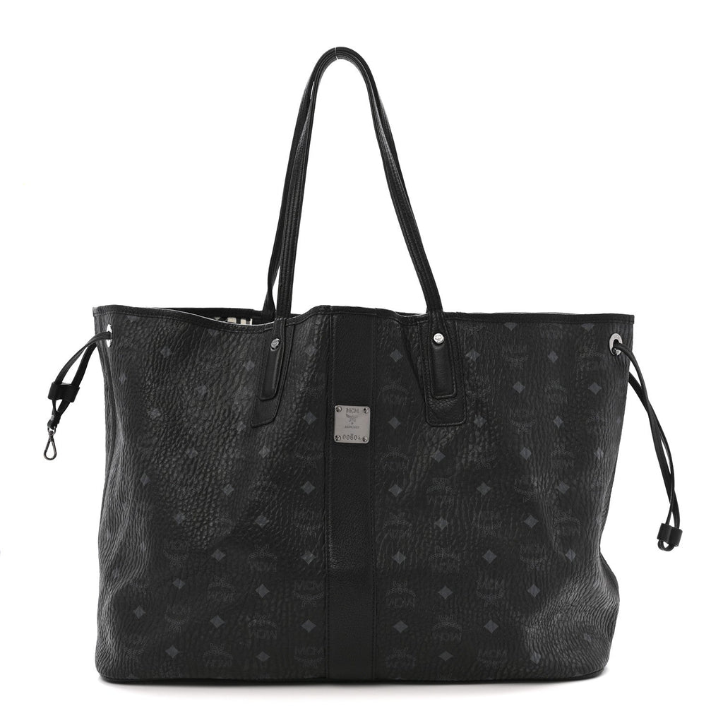 Visetos Large Liz Reversible Shopper Tote Black