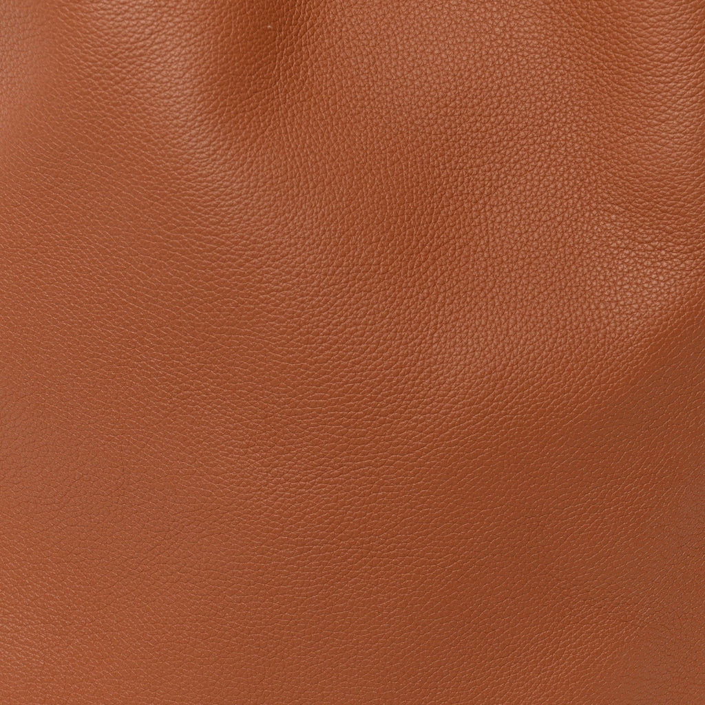 Grained Calfskin Low Key Hobo MM Cognac