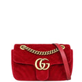Gucci GG Marmont Velvet Mini Shoulder Bag