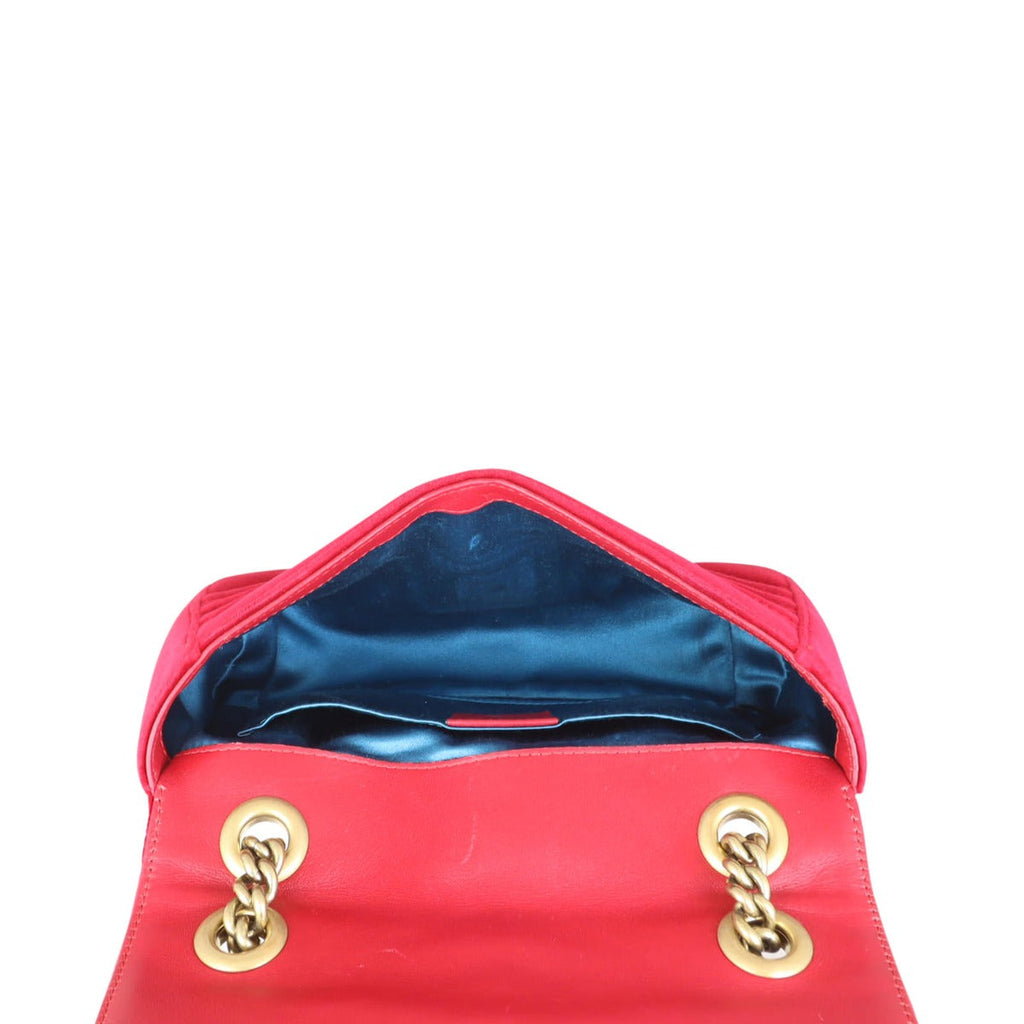 Gucci GG Marmont Velvet Mini Shoulder Bag