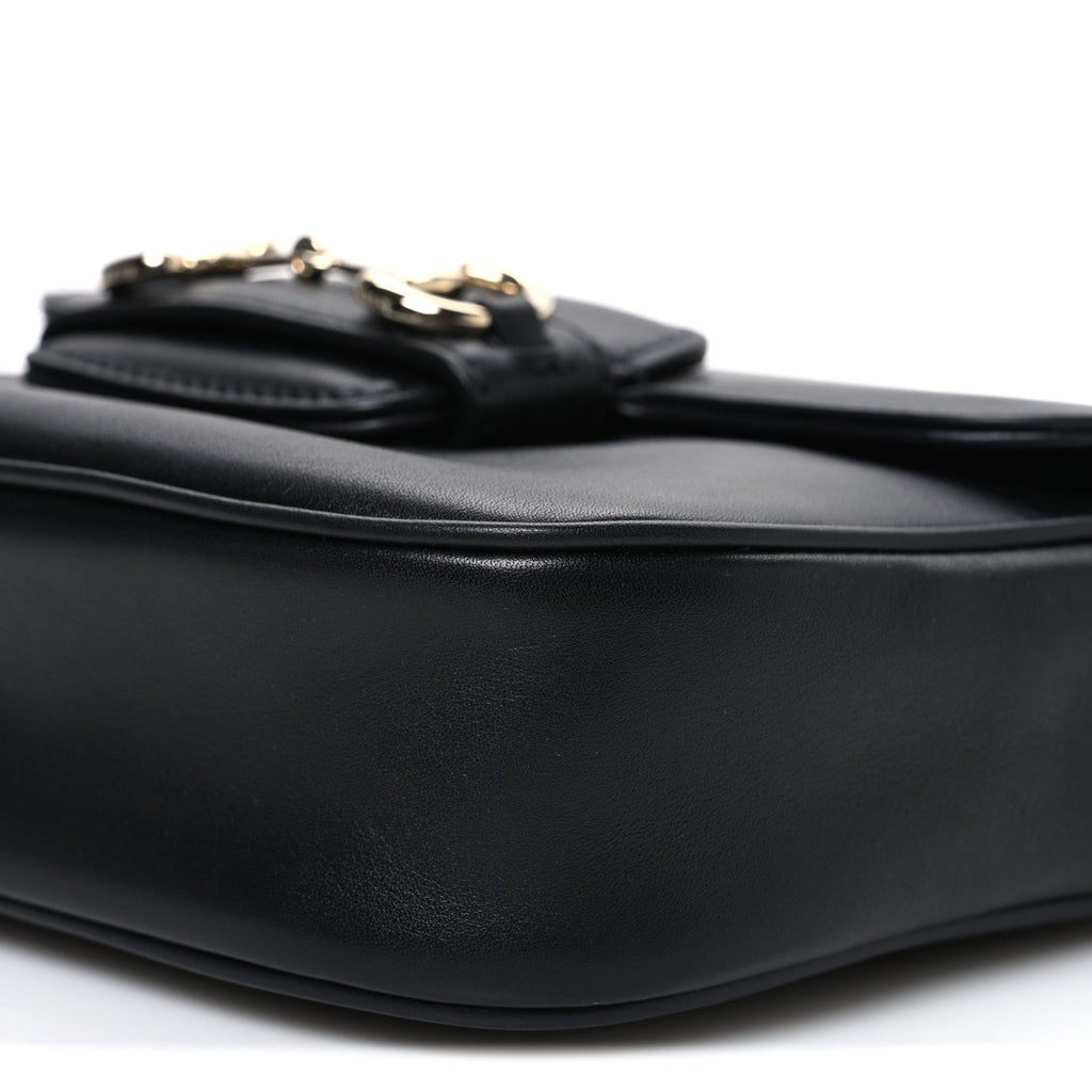 Arabella Calfskin Horsebit 1955 Shoulder Bag  Black