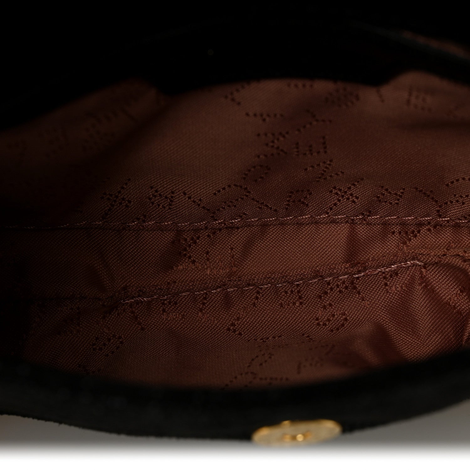 Shaggy Deer Tiny Fold Over Falabella Tote Black
