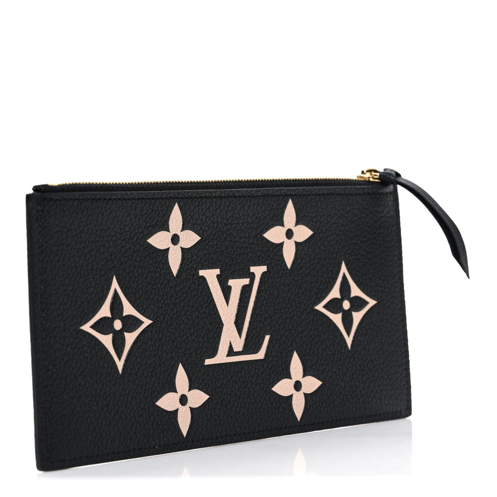 Empreinte Monogram Giant Crafty Pochette Felicie Zippered Insert Black