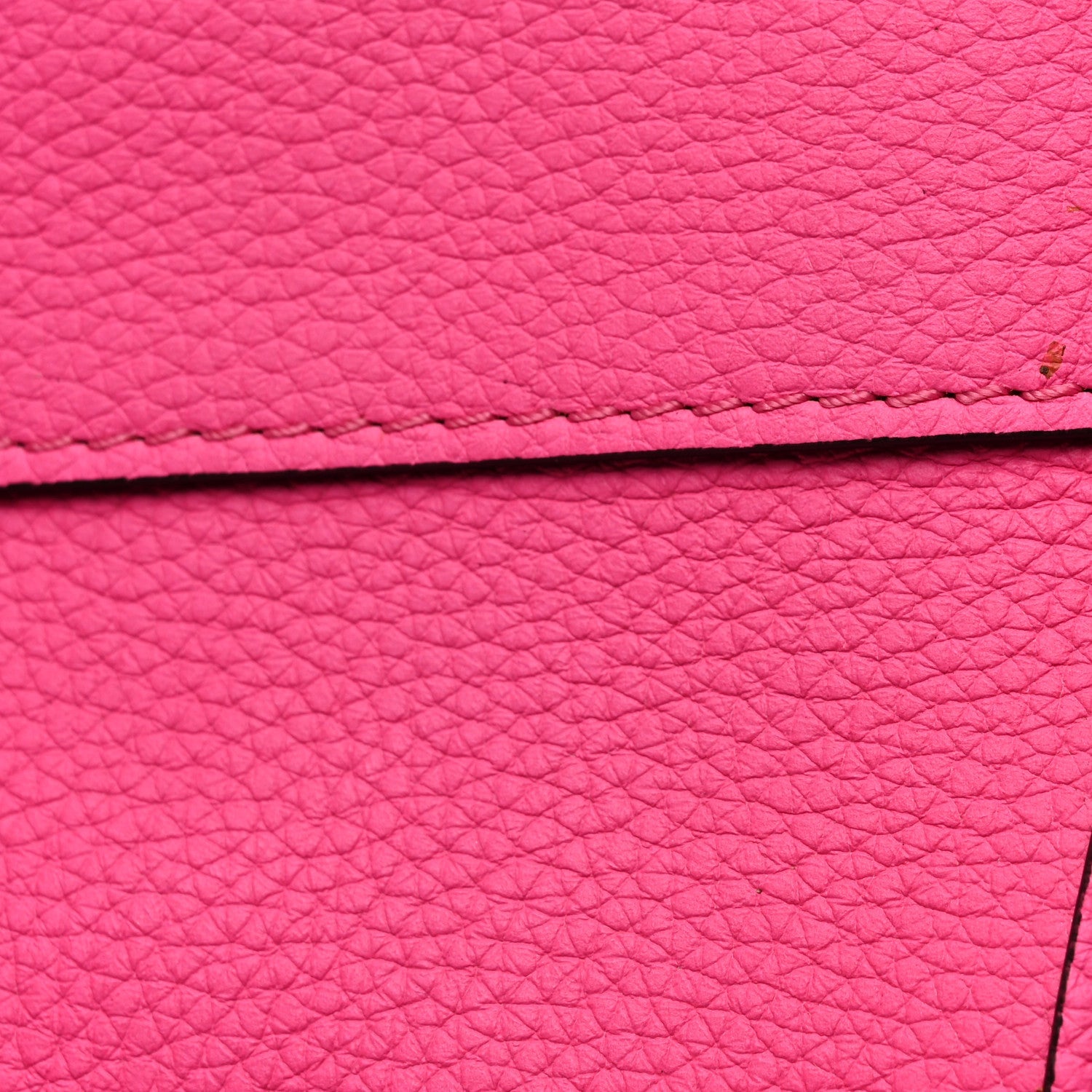 Drummed Calfskin Mini Luggage Fluo Pink