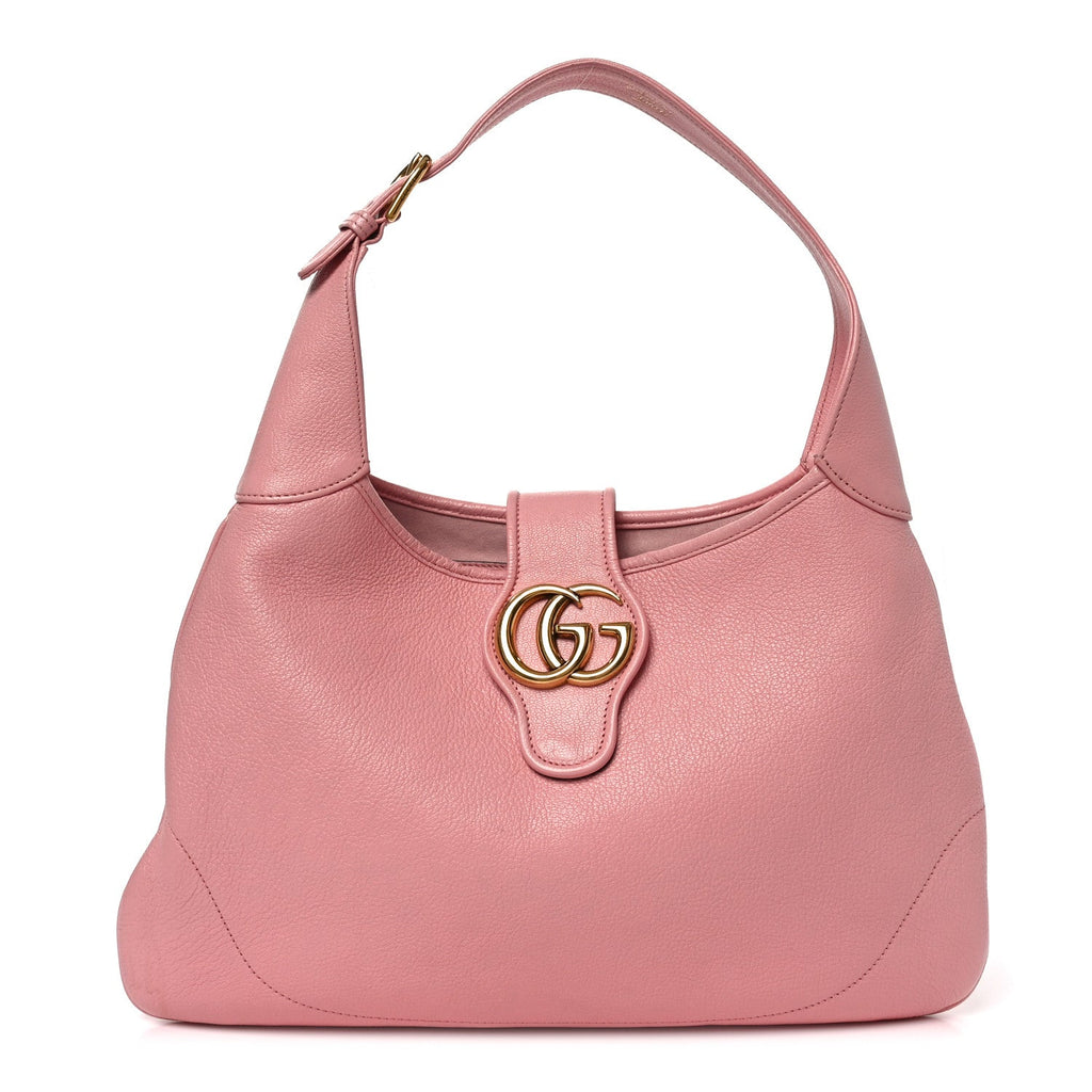 Goatskin Medium Aphrodite Shoulder Bag Wild Rose