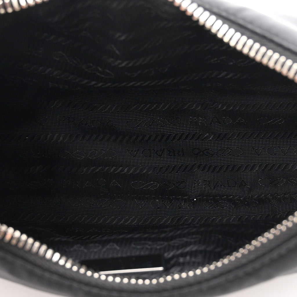 Tessuto Nylon Saffiano Mini Re-Edition 2005 Bag Black