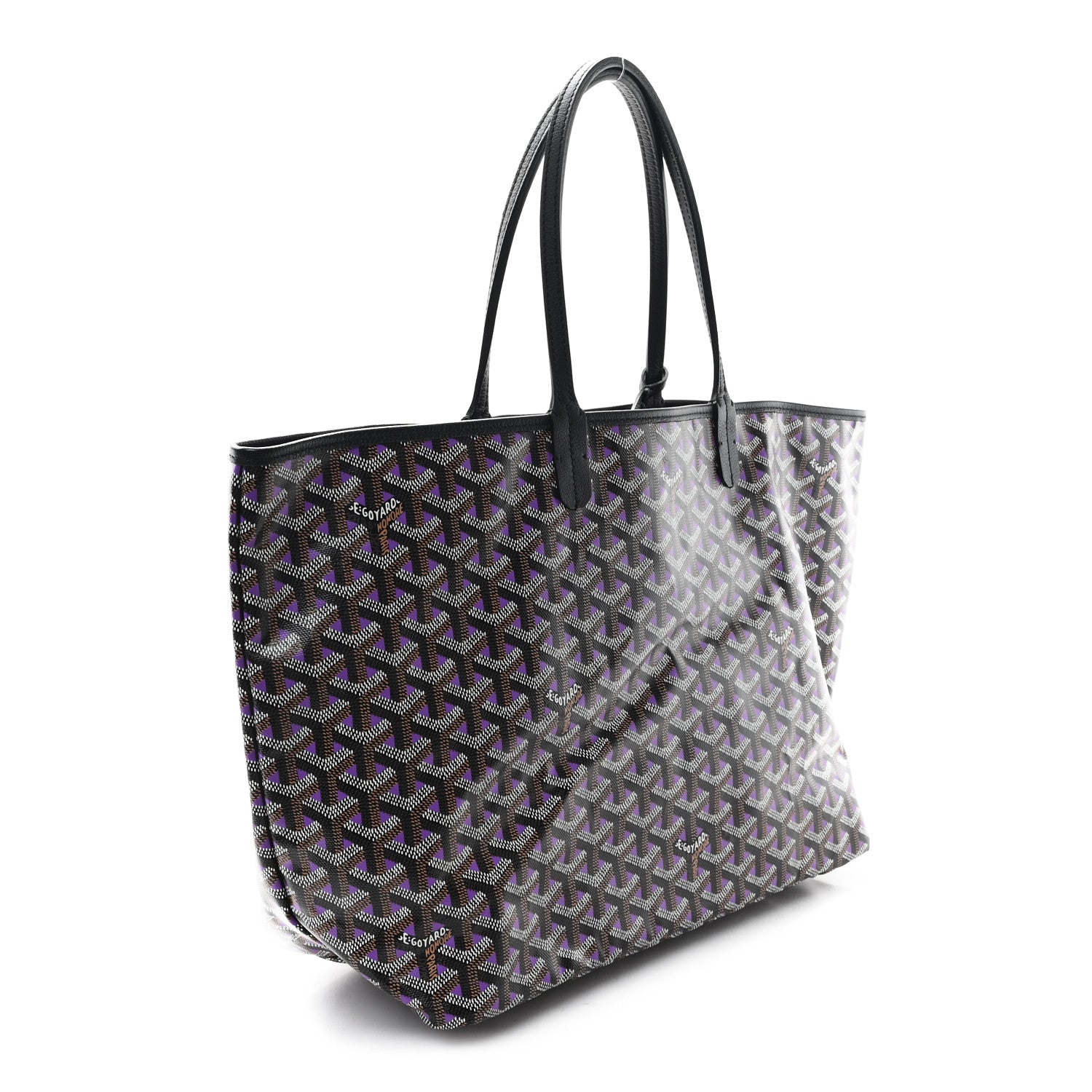 Goyardine Saint Louis Claire Voie PM Black Violet
