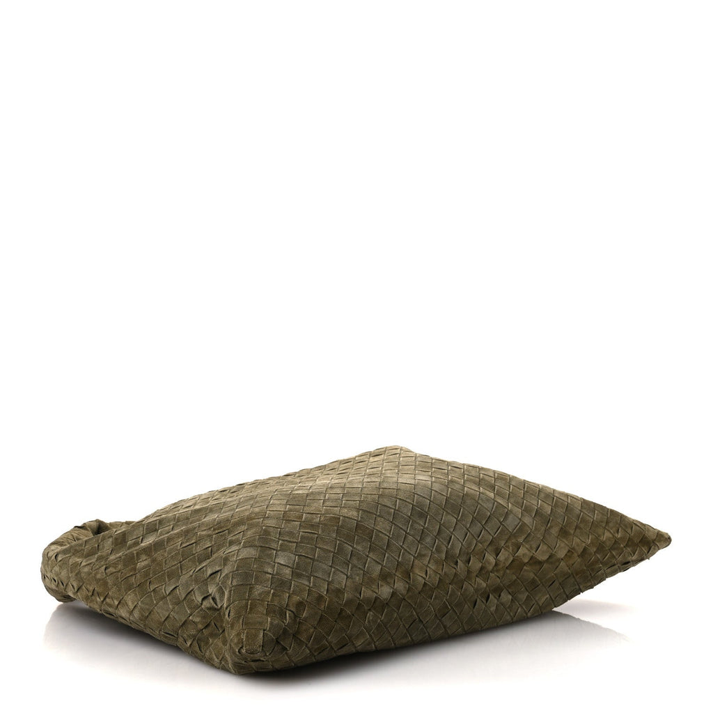 Suede Intrecciato Large Hop Mud