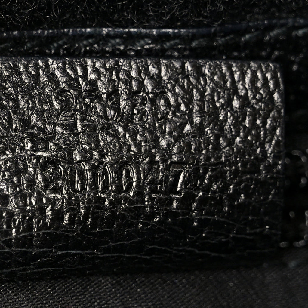 GG Monogram Messenger Crossbody Bag Black