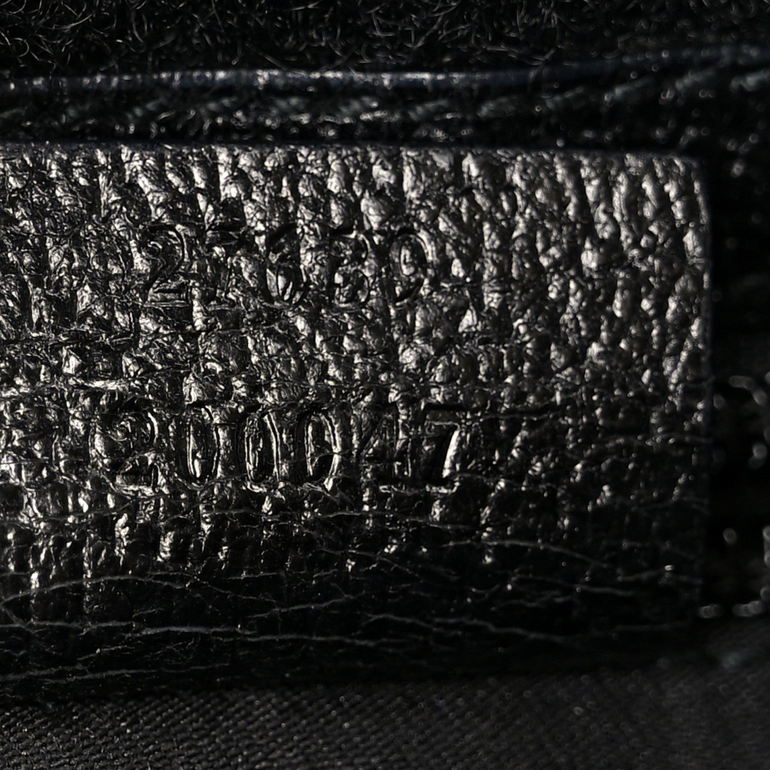 GG Monogram Messenger Crossbody Bag Black