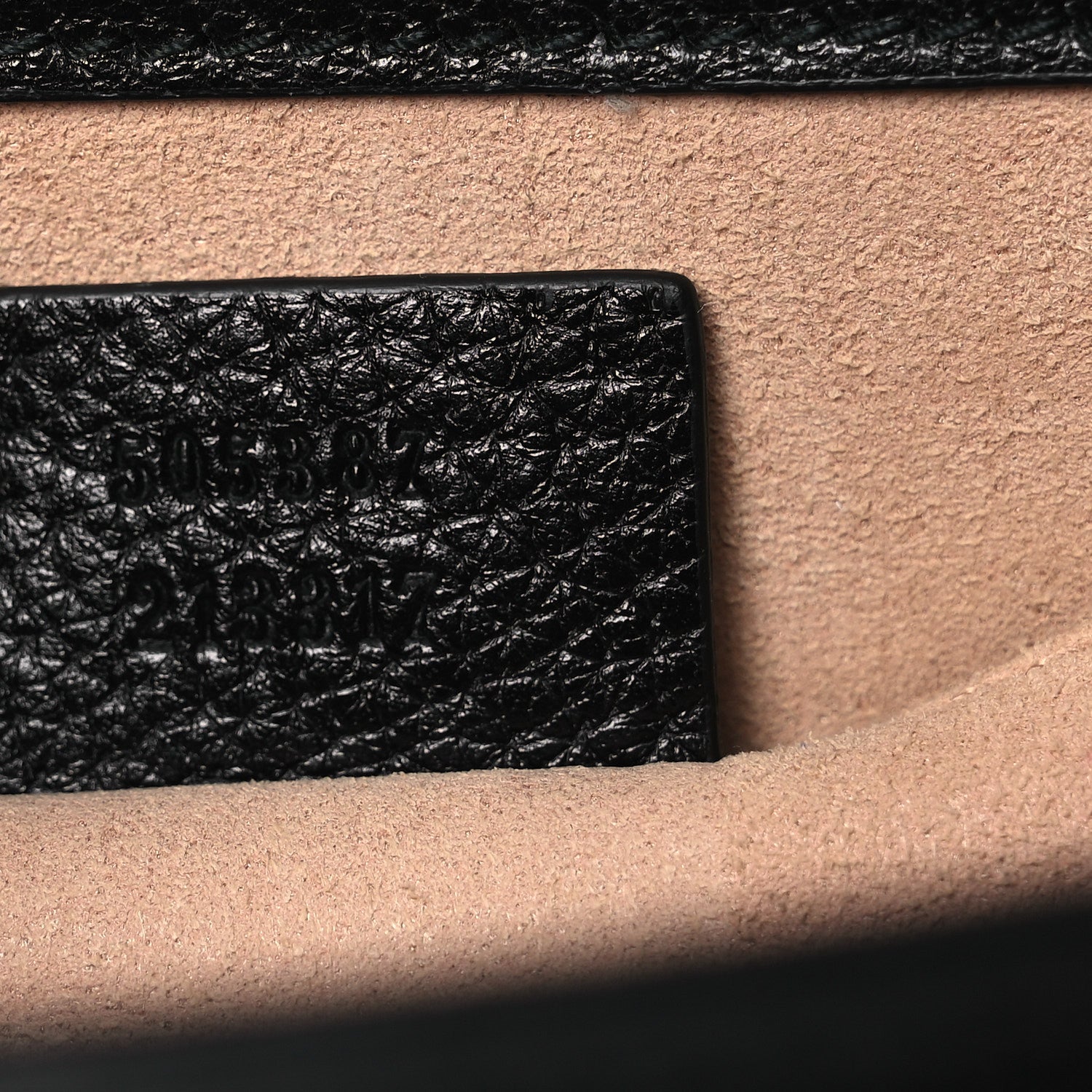 Calfskin Web Crystal Butterfly Stripe Small Totem Shoulder Bag Black
