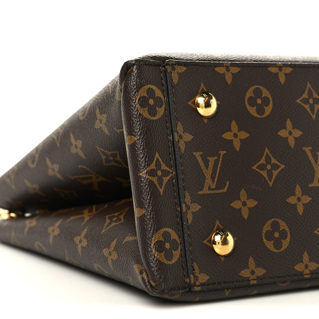 Monogram Flower Tote Black